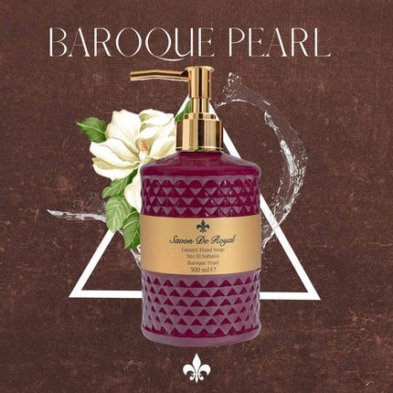 Savon De Royal Baroque Pearl Liquid Hand Soap 500Ml Lavender - Image 3