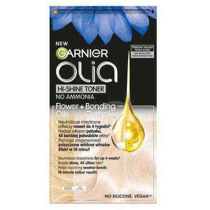 Garnier Olia Hi Shine Toner Hair Toner 10.2 Pearl Blonde
