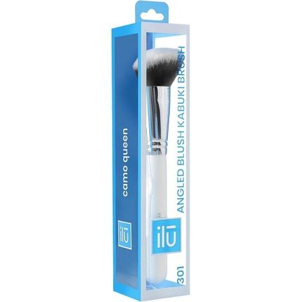 T4B Ilu 300 Series Kabuki Blush Brush, Contour Brush, Powder Brush White Makeup Brush 301 - Image 3