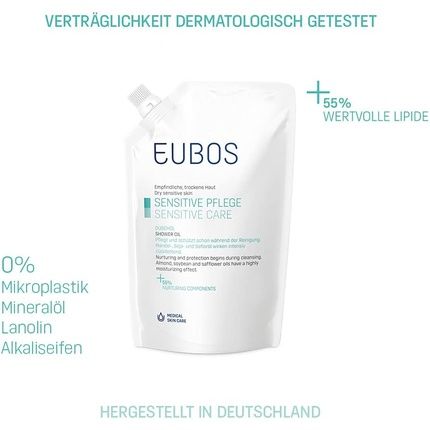 Eubos Sensitive Shower Oil Refill 400Ml - Image 3