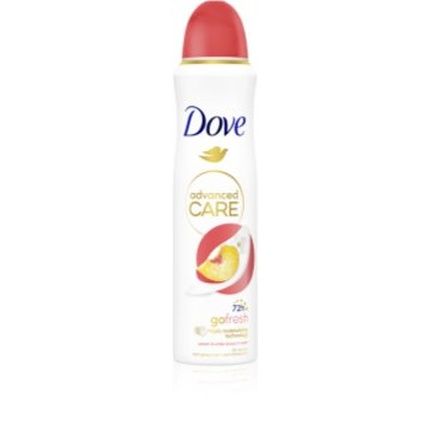 Dove Advanced Care Anti Perspirant Deodorant Spray Go Fresh Peach And White Flower Fragrance - 150 Ml