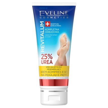 Eveline Revitallum Complete Reconstruction Cream-Compress 8 In 1 For Cracked Heels 100Ml