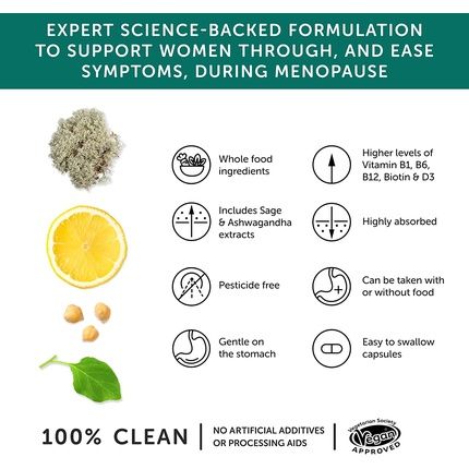 Menopause Together Health Multivitamin With Ashwagandha And Sage Extract 60 Vegecaps - Image 3