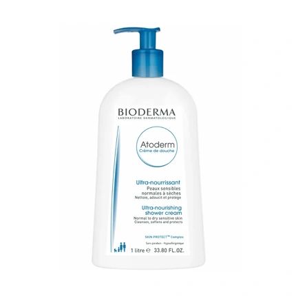 Bioderma Atoderm Shower Cream 1000Ml Nourishing And Protective Cleansing Cream