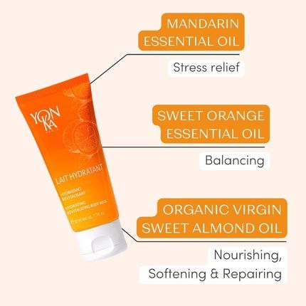 Vitality Moisturising Body Milk Yonka 75Ml 96% Natural Origin Repairing - Image 3