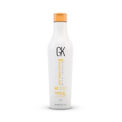 Gk Hair Global Keratin Shield Additive+ Hair Treatment Damage Repair And Bond Creator Color And Uv/Uva Protection 8.11 Fl Oz 240Ml