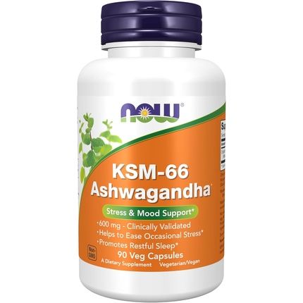 Now Supplements Ksm-66 Ashwagandha Stress And Sleep Support 90 Veg Capsules