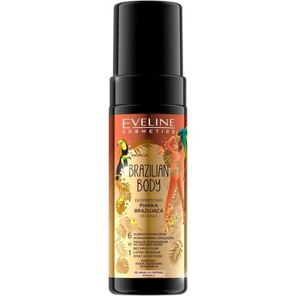 Eveline Cosmetics Brazilian Body Express Body Foam Bronzing 150Ml - One Size Natural