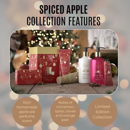 Scottish Fine Soaps Spiced Apple 2024 Hand Care Set 300Ml - Pack Of 2
