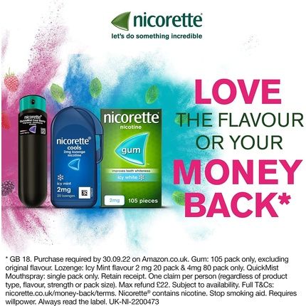 Nicorette Quickmist Cool Berry Mouth Spray Nicotine Mouth Spray 150 Sprays Quit Smoking And Stop Smoking Aid - Image 3