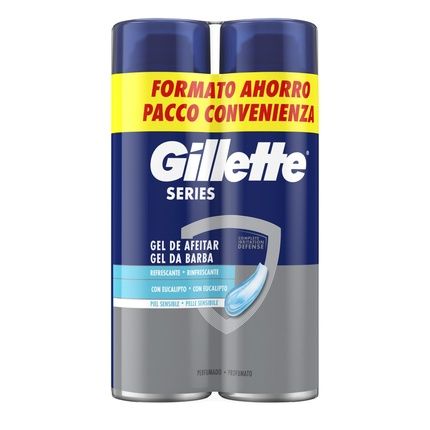 Gillette Series Shaving Gel 2X200Ml - Gillette