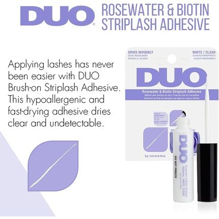 Ardell Glue Duo Biotin Rose Clear - Image 3