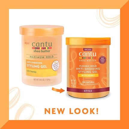Cantu Anti-Shedding Styling Gel With Honey 524G - Image 3