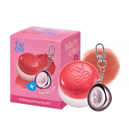 Blurry Pudding Pot Keychain Set Airbrushed Blush And Lip Buildable Pigment