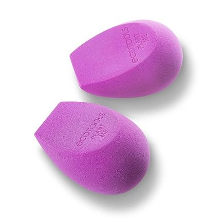 Ecotools Bioblender Makeup Sponge Duo Pack For Liquid And Cream Makeup 54G 3163 Violet - Pack Of 2 - Image 3