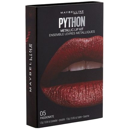Maybelline New York Python Metallic Lip Kit Passionate, 5Ml
