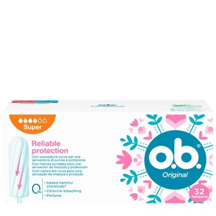Ob Original Super Tampons 32 Units