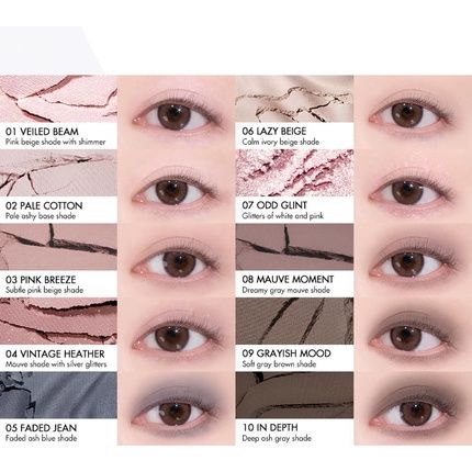 Rom&Nd Better Than Palette 10 Blendable Shades Long Lasting And Neutral