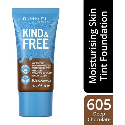 Rimmel Kind + Free Moisturising Skin Tint Foundation Deep Chocolate 35Ml - Image 3