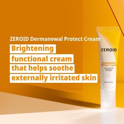 Zeroid Dermanewal Protect Cream Korean Dermocosmetic Revitalizing Care
