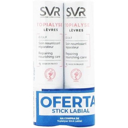 Svr Topialyse Lips Balm Stick 4G - Pack Of 2