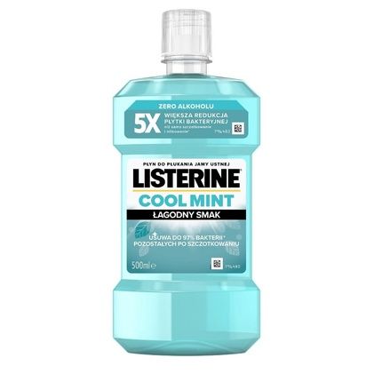 Listerine Cool Mint Mouthwash Gentle Flavor 500Ml