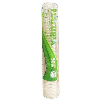 Naturia Cups 50 Pcs Transparent 250Cc