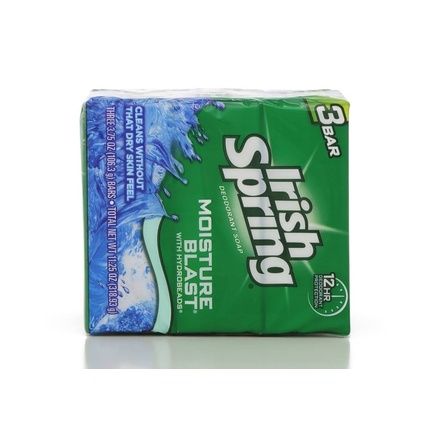 Irish Spring Moisture Blast Deodorant Soap - Pack Of 3