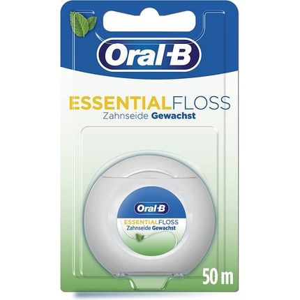 Oral-B Essentialfloss Mint Waxed Dental Floss 50M