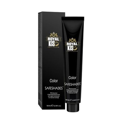 Royal Kis Safeshades Permanent Hair Color Cream 100Ml 5C High Coverage Long-Lasting Color Natural Shine Hair Without Ppd, Mea, And Resorcinol
