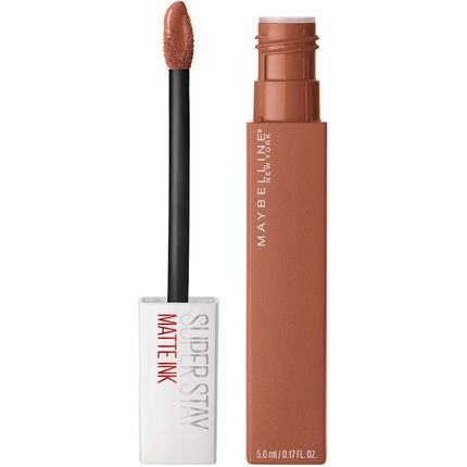 Maybelline Superstay Matte Ink Longlasting Liquid Nude Lipstick Up To 12 Hour Wear Non Drying 75 Fighter - Image 3