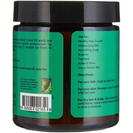 Sunny Isle Jamaican Black Castor Oil Pure Butter Infused With Tea Tree Oil 4Oz