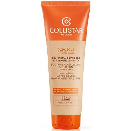 Collistar Soothing After-Sun Moisture Gel Cream With Biodegradable Formula And Environmentally Certified Perfume 250Ml