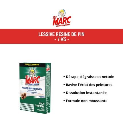 St Marc Professionnel Heavy Duty Laundry Detergent Strips - Degreases And Cleans