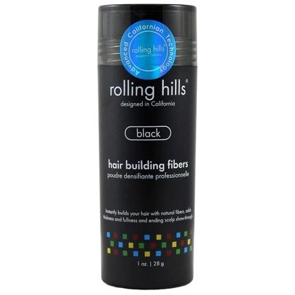 Rolling Hills Rolling Hair Building Fibers Black