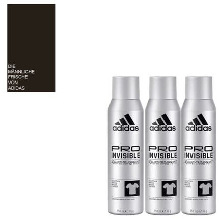 Adidas 48H Pro Invisible Deodorant Spray Body Spray 150Ml