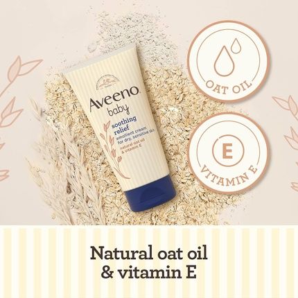 Aveeno Baby Soothing Relief Emollient Cream 150Ml - Image 3