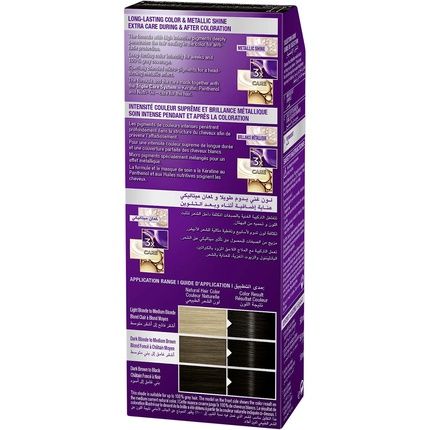 Schwarzkopf Palette Intensive Permanent Colour Cream Hair Colour 1-0 Black 100Ml