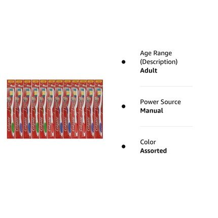 Colgate Premier Extra Clean Toothbrushes - Pack Of 12 - Image 3