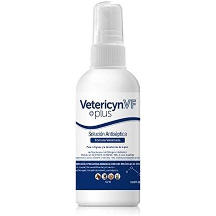 Ecuphar Esteve Vetericyn Vf Plus Antiseptic Solution 120Ml 120G