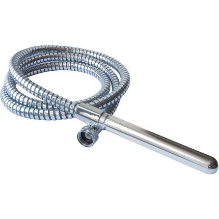 Joydivision Aquastick Silver Intimate Shower Stick And Shower Hose With 3 Nozzles For Intensive Cleaning And Sensual Massages