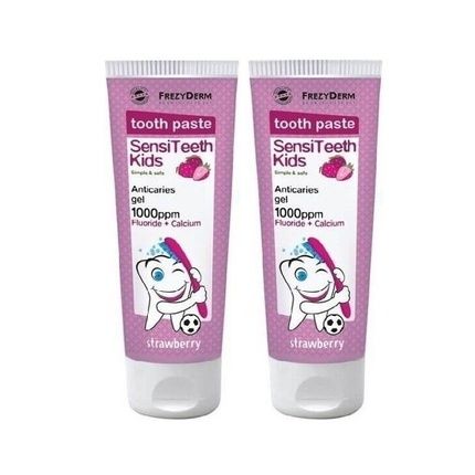 Frezyderm Sensiteeth Kids Anticaries Gel Toothpaste 1000Ppm Strawberry Flavor