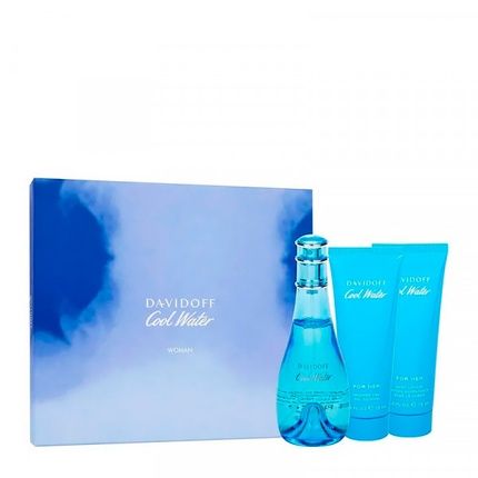 Davidoff Cool Water Woman Set Eau De Toilette Size 100 Ml