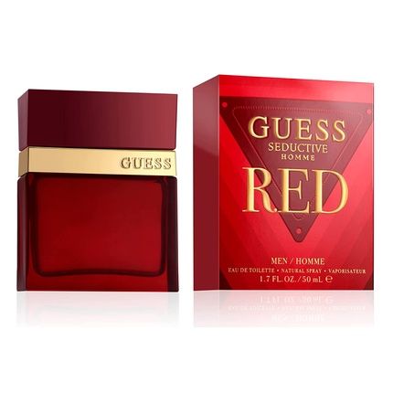 Guess Seductive Red Men Homme Eau De Toilette Cologne Spray For Men 1.7 Fl Oz