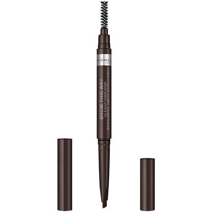 Rimmel Brow This Way Fill & Sculpt Eyebrow Definer 003 Dark Brown