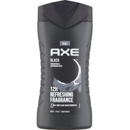 Axe Shower Gel Black 250Ml Body Face And Hair Wash - Image 3