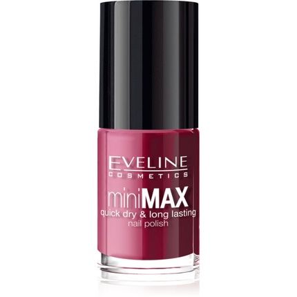 Eveline Cosmetics Mini Max Nail Polish - Quick Dry, Color 601, 5 Ml