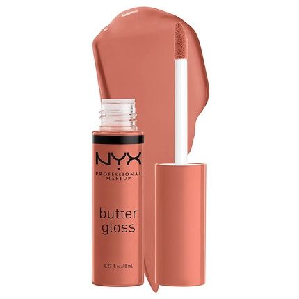 Nyx Professional Makeup Butter Gloss Brown Sugar Non-Sticky Lip Gloss 0.27 Fl Oz - Sugar High