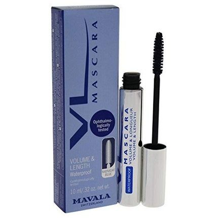Mavala Volume & Length Waterproof Mascara Midnight Blue 0.32 Ounce