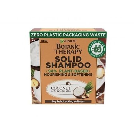 Garnier Botanical Therapy Solid Shampoo For Softening Dry Thin Damaged Hair 60G - Image 3